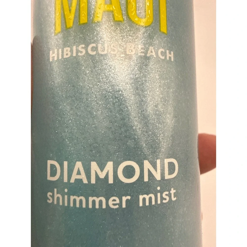 Bath & Body Works Maui Hibiscus Beach Diamond Shimmer Mist 8oz Fragrance Spray - Picture 5 of 6